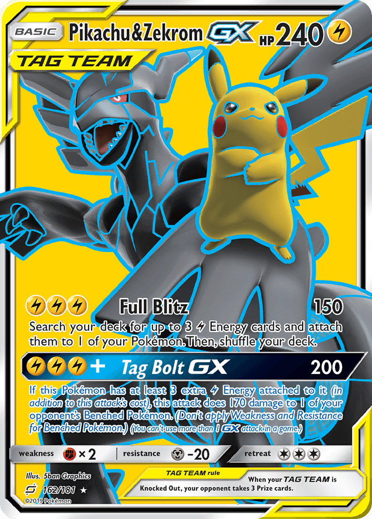 Pikachu & Zekrom GX